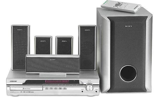 Sony 5-disc DVD home theater system at Crutchfield