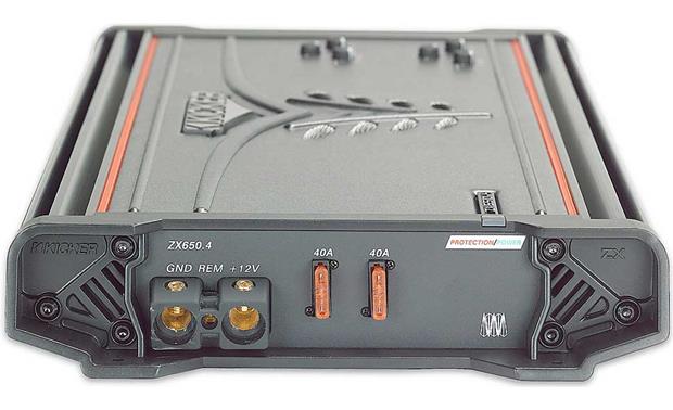 Kicker ZX650.4 4-channel car amplifier 120 watts RMS x 4 at 