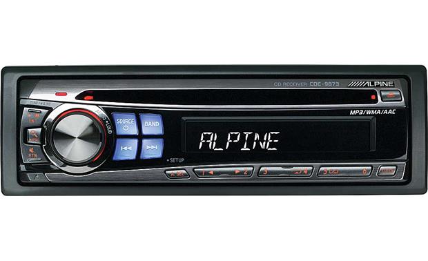 Alpine Cde 9873 Cd Receiver With Mp3 Wma Aac Playback At Crutchfield