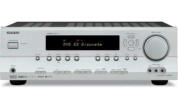 Onkyo TX-SR504 (Silver) XM Ready home theater receiver at Crutchfield