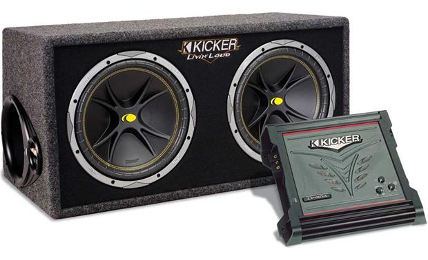 kicker subwoofer amp and speakers pack