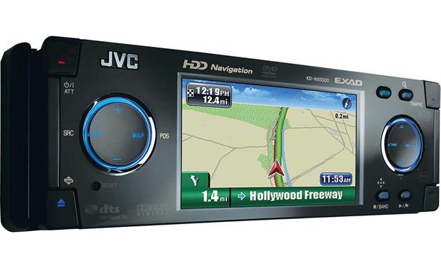 JVC KD-NX5000 DVD/navigation receiver at Crutchfield