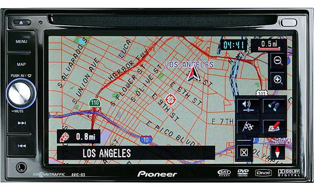 Pioneer AVIC-D3 In-dash DVD receiver/navigation system at
