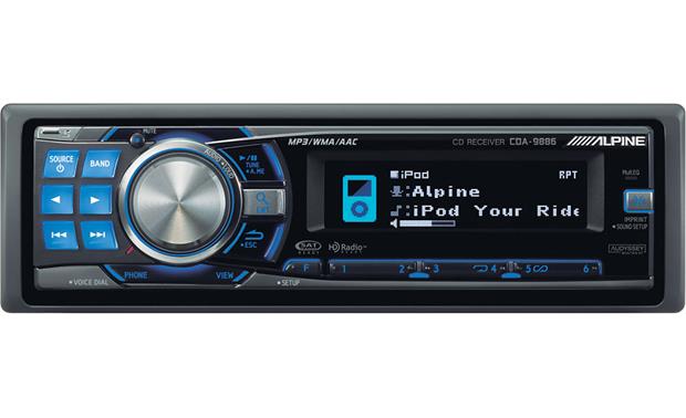 Alpine CDA-9886 CD receiver at Crutchfield