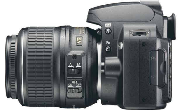 Nikon D60 Kit 10.2-megapixel digital SLR camera 18-55mm and 55-200mm image stabilizing lenses at Crutchfield