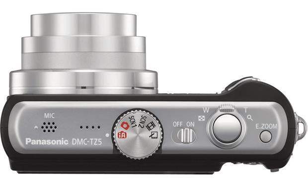 Aan boord Verzadigen De stad Panasonic Lumix DMC-TZ5 (Black) 9-megapixel digital camera with 10X optical  zoom at Crutchfield