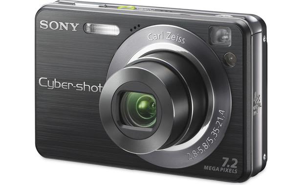 Sony Cyber-shot DSC-W120 (Black) 7.2-megapixel digital camera with 