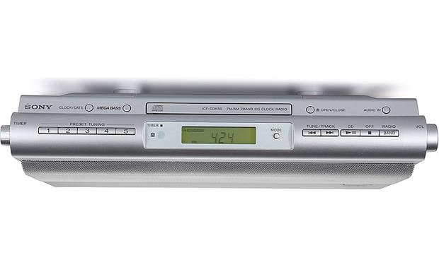 Sony Icf Cdk50 Kitchen Cd Player Clock Radio At Crutchfield