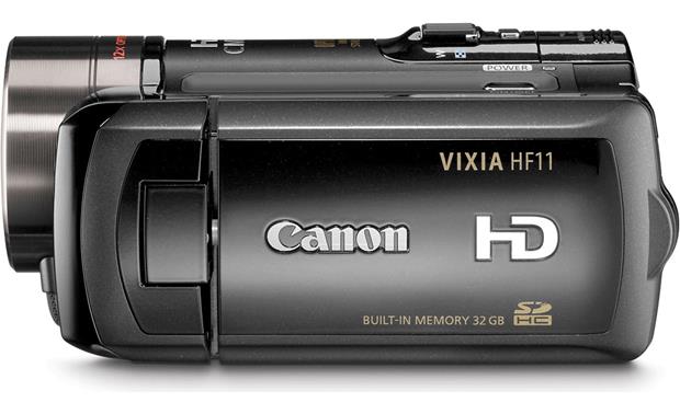 Canon Vixia Hf11 32gb High Definition Flash Memory Sdhc Memory Card Camcorder At Crutchfield