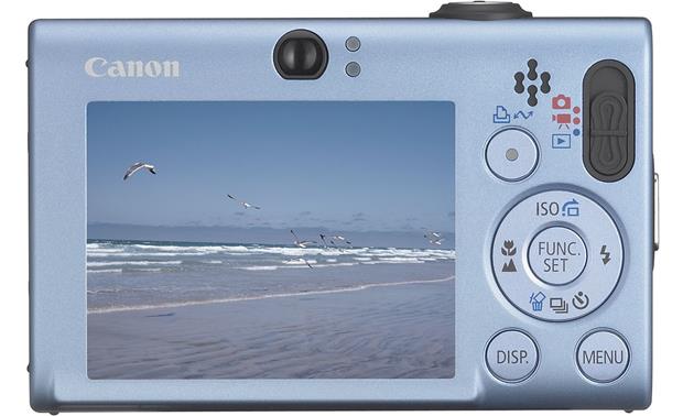 Canon PowerShot SD1100 IS (Blue) 8-megapixel digital camera with image  stabilization at Crutchfield