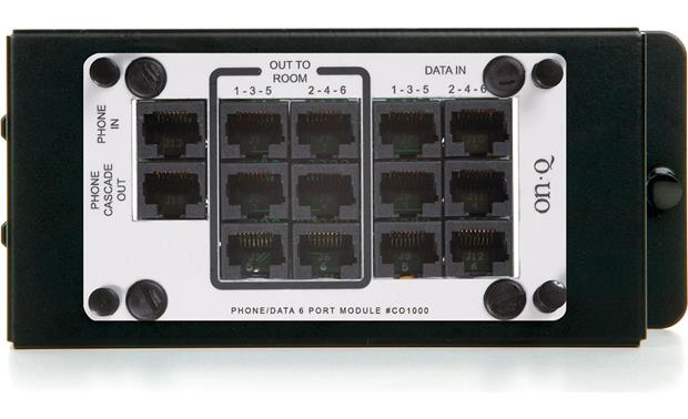 On Q 6 Port Phone Data Module Distributes Phone And Data Lines To