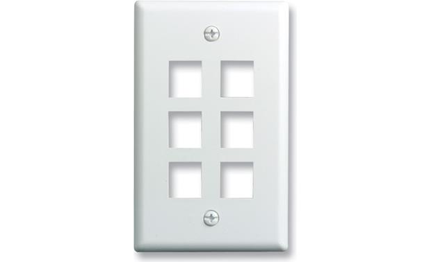On-Q Single-Gang Wall Plate (White)