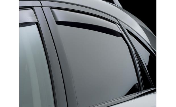WeatherTech Side Window Deflectors For Dodge Dakota – Dark Tint, Front, 2-Piece, 80024, Made In Germany