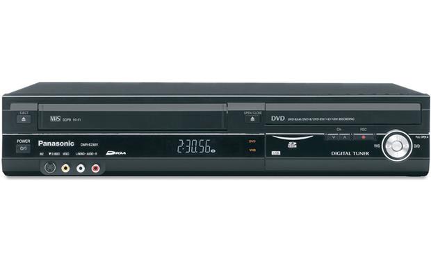 Parel Soeverein smeren Panasonic DMR-EZ48VK DVD recorder/HiFi VCR combo with built-in digital TV  tuner and 1080p DVD upconversion at Crutchfield