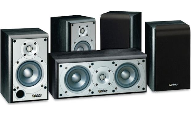 Infinity Primus Theater Pack Ii 4 Compact Bookshelf Speakers And 1