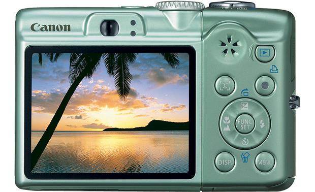 Canon PowerShot A1100 (Green) 12.1-megapixel digital 4X zoom at Crutchfield