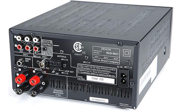 Denon D-M37 CD/AM/FM micro system at Crutchfield