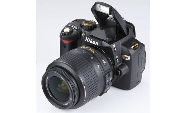 Nikon D60 Black Gold Special Edition Kit 10.2-megapixel digital SLR camera with 18-55mm image-stabilizing lens at