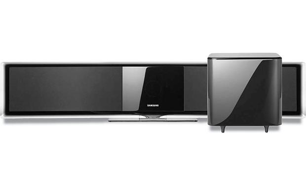 Samsung HT-BD8200 Powered home theater sound bar with built-in Blu-ray player and support for movie music at Crutchfield