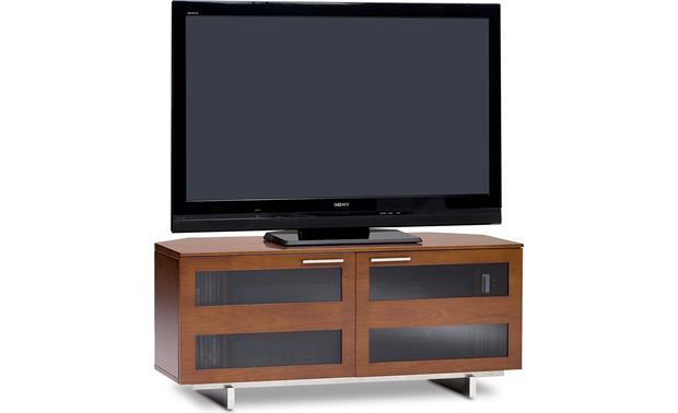 Bdi Avion 8925 Series Ii Natural Cherry Corner Audio Video Cabinet For Tvs Up To 55 At Crutchfield