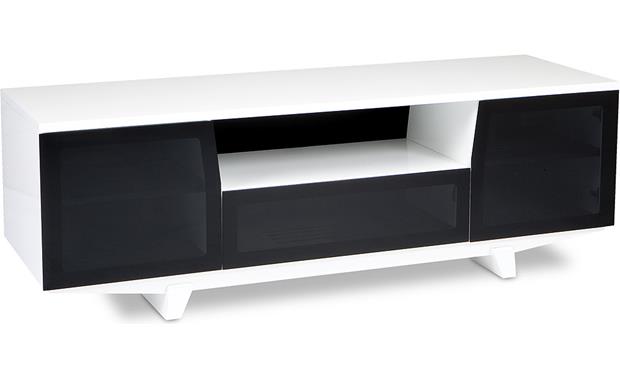 Bdi Marina 8729 2 Gloss White Audio Video Cabinet For Tvs Up To