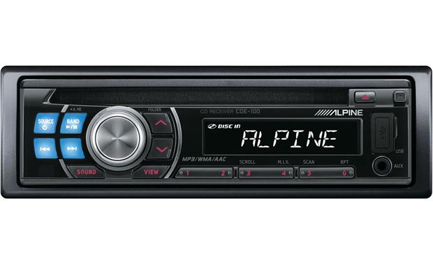 Alpine CDE-100 CD Receiver At Crutchfield