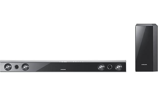 Samsung HW-C450 AudioBar home theater sound bar with wireless subwoofer at Crutchfield