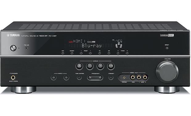 Yamaha RX-V567 Home theater receiver with 3D-ready HDMI switching 