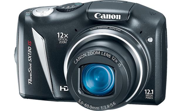 Canon PowerShot SX130 IS 12.1-megapixel digital camera with 12X optical ...