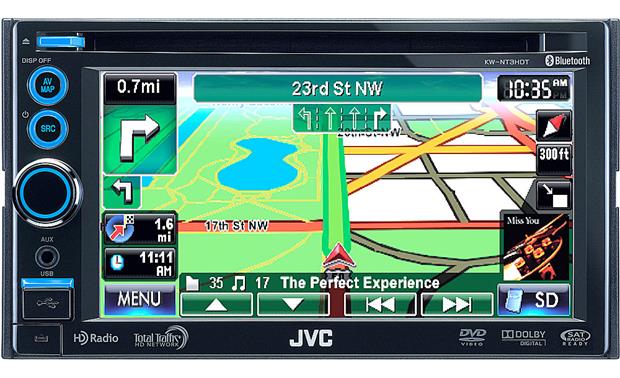 JVC KW-NT3HDT Navigation receiver at Crutchfield.com