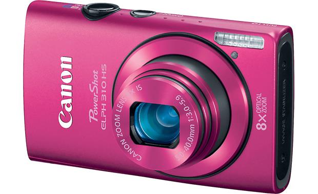 hot pink canon camera