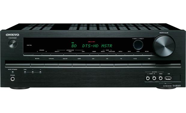 Onkyo Home theater receiver with 3D-ready HDMI switching at