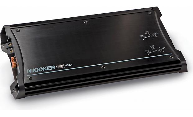 Kicker 11ZX650.4 4-channel car amplifier — 120 watts RMS x 4 at 