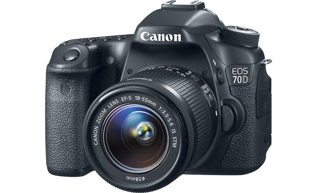 manager Ga wandelen In tegenspraak Canon EOS 70D Kit 20-megapixel digital SLR camera with 18-55mm zoom lens,  Dual Pixel CMOS autofocus, and Wi-Fi® at Crutchfield