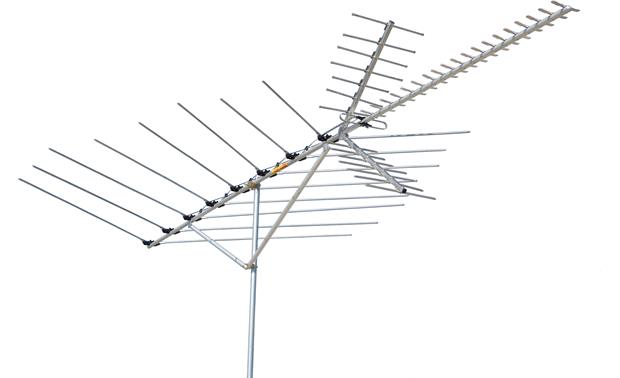 Titan 2 High Gain Preamplifier Mast Mounted TV Antenna Signal Booster |  Trap, Master, Control