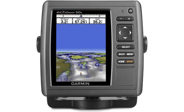 Hykler selv metal Garmin echoMAP 50s (with transducer, preloaded with U.S. Lakes)  Chartplotter/fishfinder with 5" display at Crutchfield