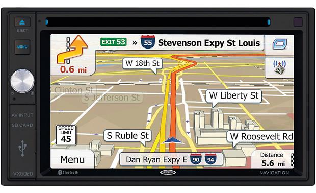 Jensen VX6020 Navigation receiver at Crutchfield.com