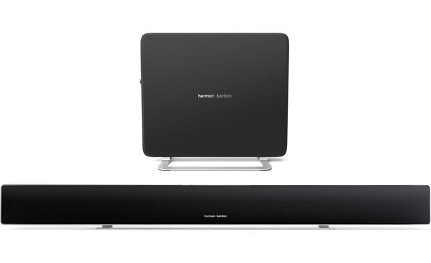 Harman Kardon SB35 Ultra-thin powered sound bar and wireless subwoofer with Bluetooth® at Crutchfield