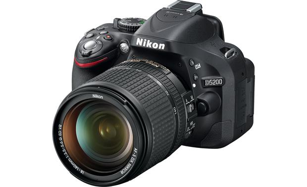 Prediken Dom kijken Nikon D5200 Kit 24-megapixel digital SLR camera with 18-140mm zoom lens at  Crutchfield