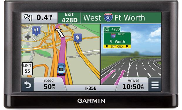 Garmin nüvi® 55LM Portable navigator with 5" screen and free lifetime updates at Crutchfield