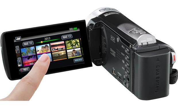 JVC Everio GZ-EX355 40X optical zoom HD camcorder with Wi-Fi 