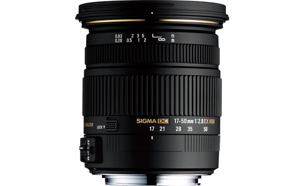 Sigma Photo 17 50mm F 2 8 Ex Dc Os Hsm Canon Mount Wide Angle Zoom Lens For Aps C Sensor Slr Cameras At Crutchfield