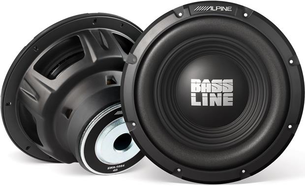 alpine bassline 12 inch subwoofer