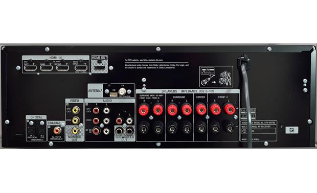 Sony Str Dh750 7 2 Channel Home Theater Receiver With Bluetooth At Crutchfield