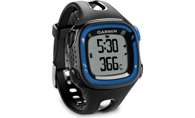 Garmin Forerunner 15 Bundle (Black/blue) GPS running watch with heart ...