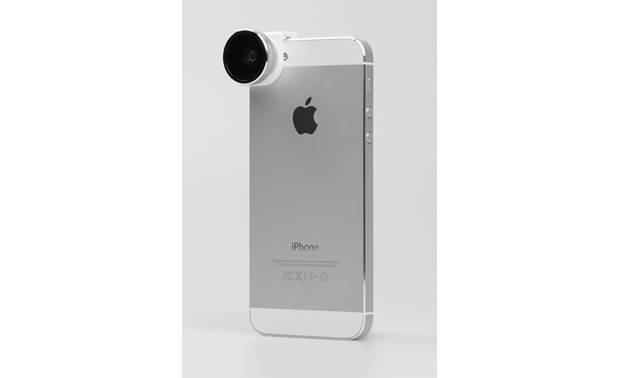 Olloclip 4 In 1 Lens For Iphone 5 5s Silver Accessory Lens Provides Two Macro Options Plus Wide Angle And Fisheye At Crutchfield