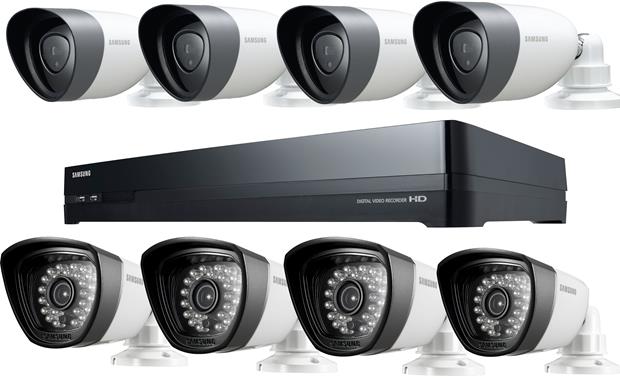 Samsung SDH-P5081 16-channel video surveillance system with 2TB DVR