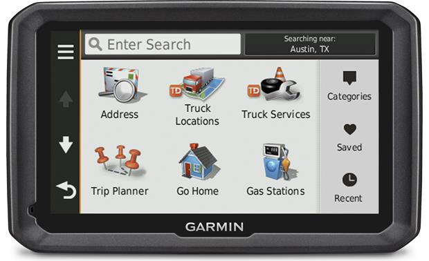 Garmin dēzl™ 570LMT Portable navigator for truckers — includes lifetime map and traffic at Crutchfield
