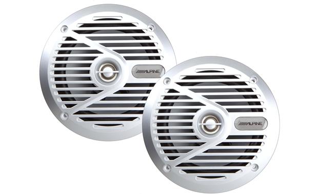 Silver Alpine SPS-M601 6-1//2 2-way marine speakers