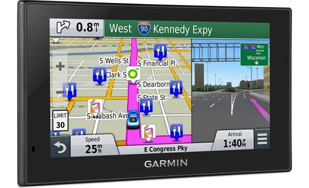 Garmin nüvi® 2699LMTHD navigator with 6.1" screen and voice-activated navigation plus free lifetime map and traffic updates Crutchfield